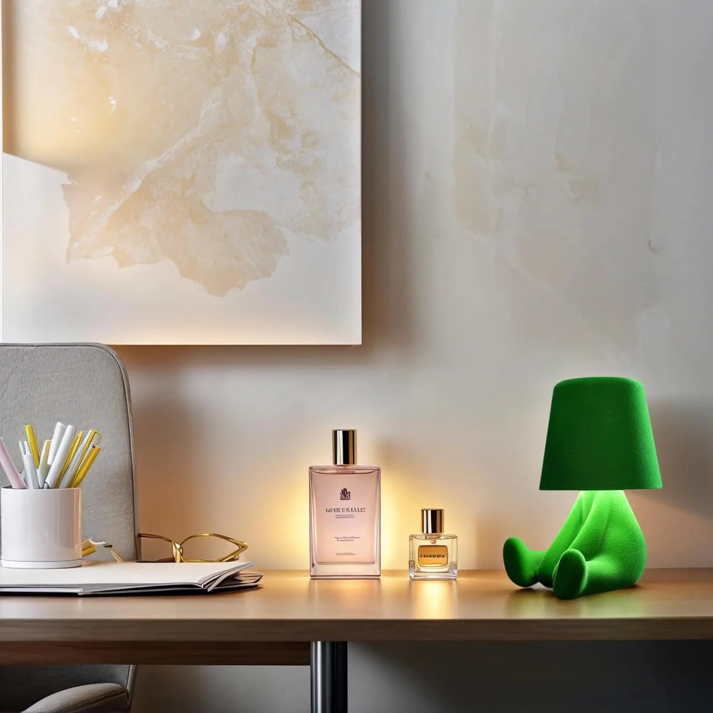 A cute rechargeable lamp