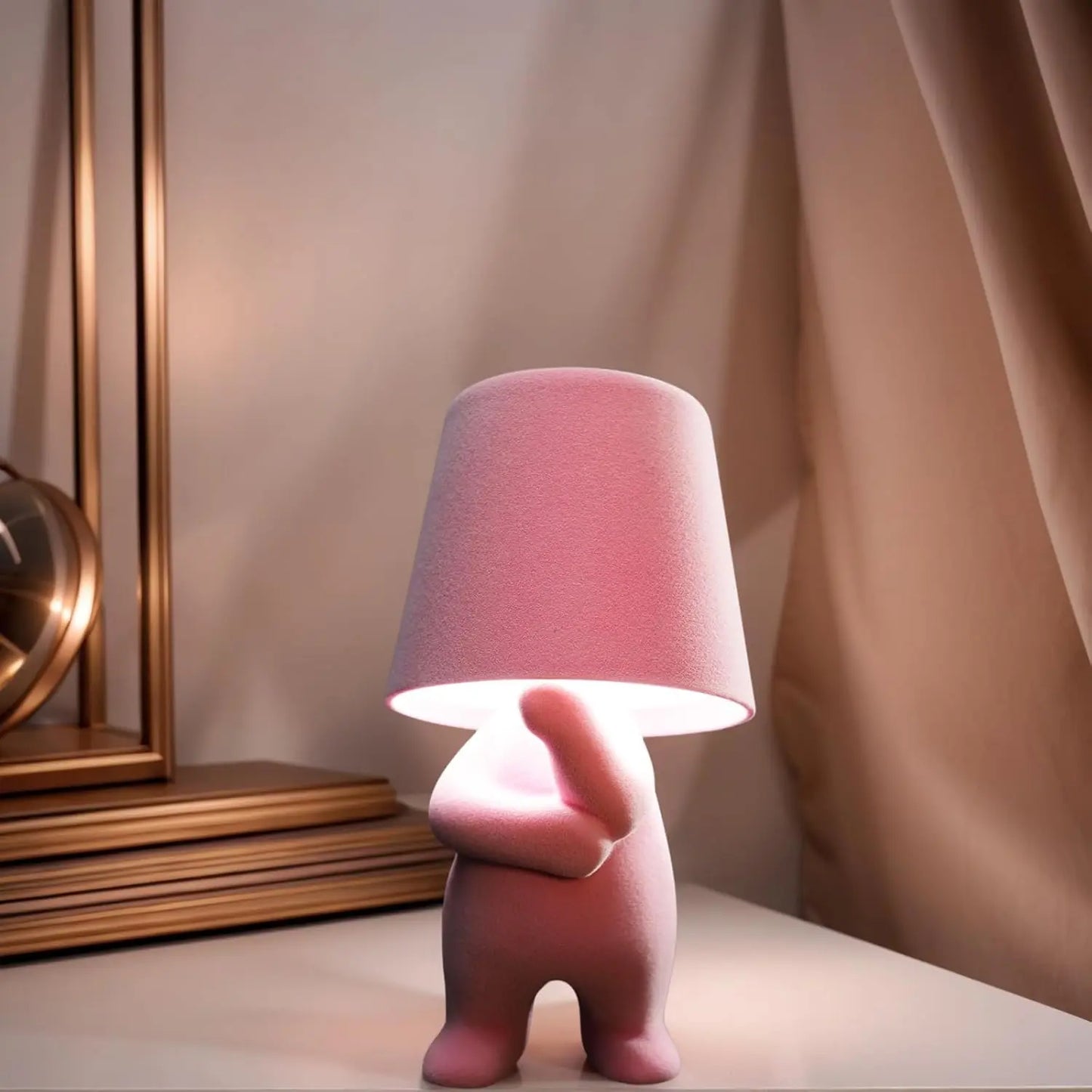 A cute rechargeable lamp