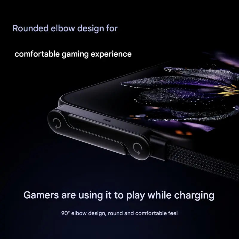 Invisible Holder Charger Cable with Stand, 240w super fast charging 2-in-1 Fast Charging Cord