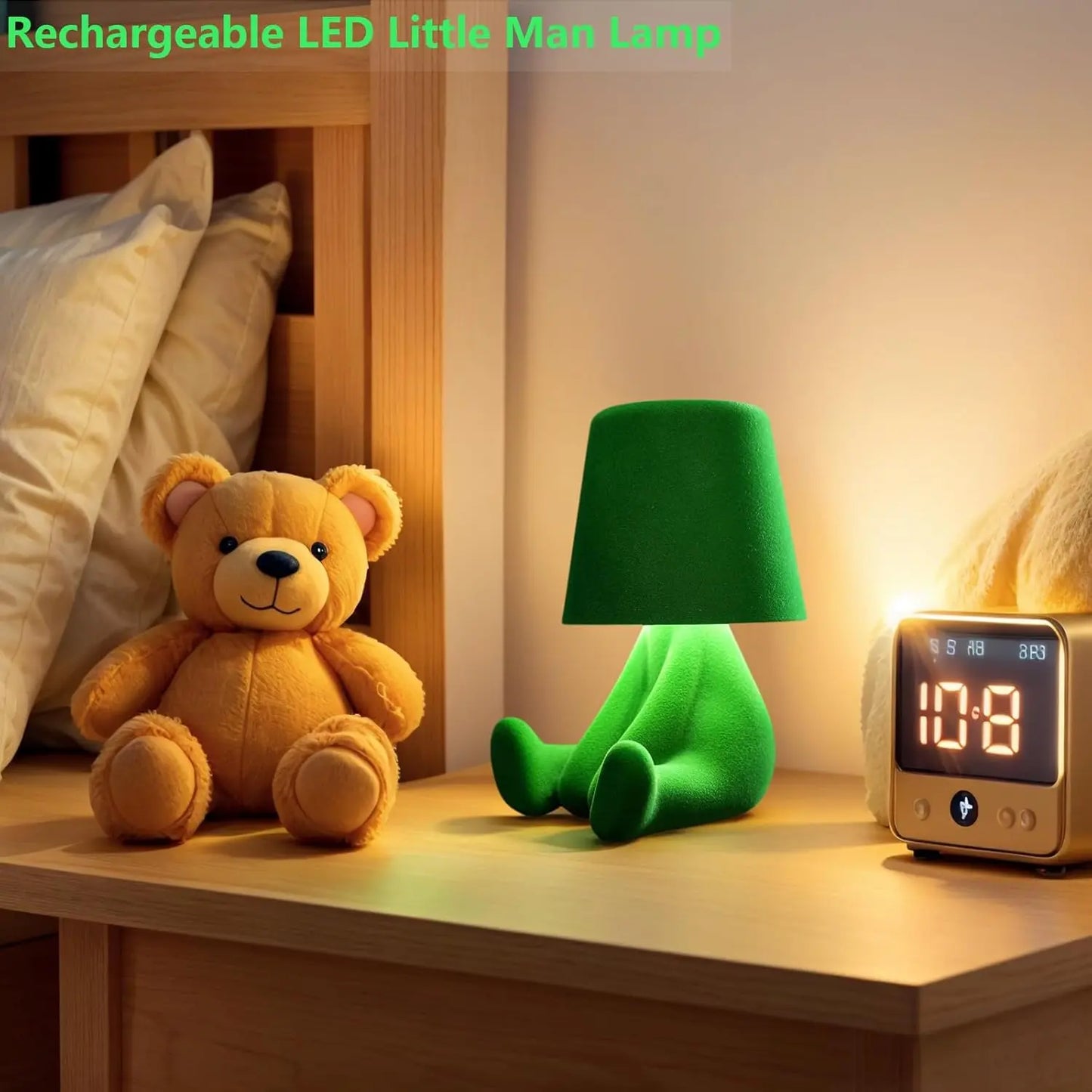 A cute rechargeable lamp