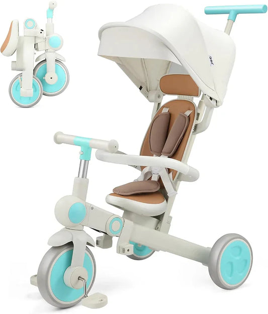 7-in-1 Grow-with-Me Toddler Tricycle